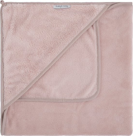 Foto: Baby s only wikkeldeken omslagdoek baby cozy oud roze 75x75 cm geschikt voor drie en vijfpuntsgordel extra zacht