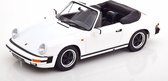 Het 1:18 Diecast model van de Porsche 911SC Cabriolet van 1983 in White. De fabrikant van het schaalmodel is KK Models.This model is alleen online beschikbaar