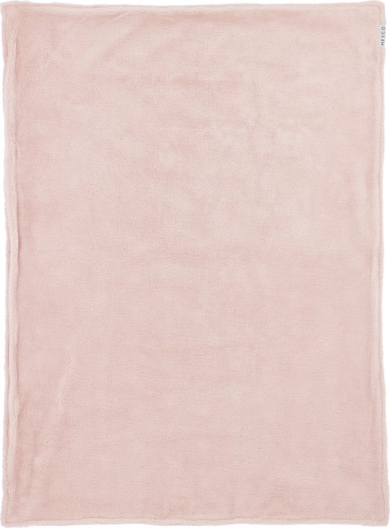 Meyco Baby Mini Knots teddy ledikant deken - soft pink - 100x150cm - 2.0 TOG — afbeelding 3