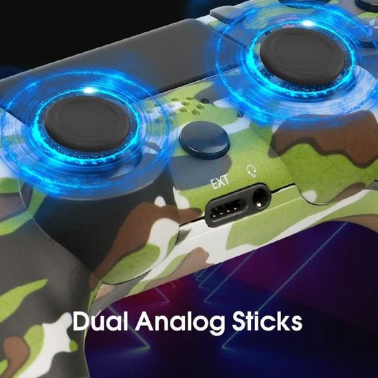 BMAX PlayStation 4 Wireless Controller Green Camo bol