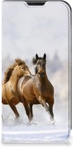 Wallet Book Case Geschikt voor Samsung Galaxy Xcover 6 Pro Smart Cover Hoesje Paarden