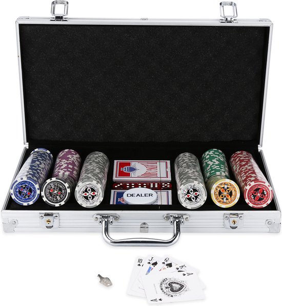 Poker Chips Poker Set Merk Cash Game 300 Chips Poker geval keramische