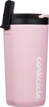 Corkcicle KIDS CUP - 355ml - Gloss Rose Quartz - Roze - Drievoudig geïsoleerd - roestvrij stalen beker - houdt 18 uur koud - BPA vrij - RVS - 2812GRQ