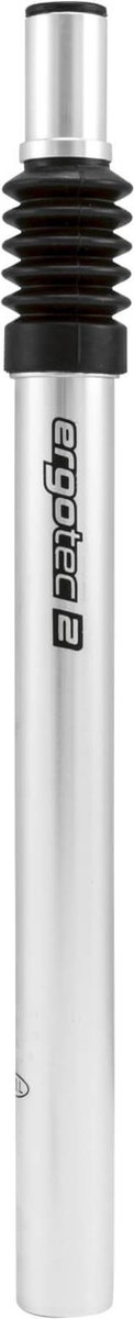 Ergotec Zadelpen Verend Sp-2.0 25.4 X 300 Mm Aluminium Zilver