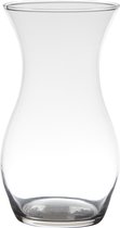 Vase / vases en verre transparent home-basics 25 x 14 cm - Vase à Fleurs/ branches / bouquets pour usage intérieur
