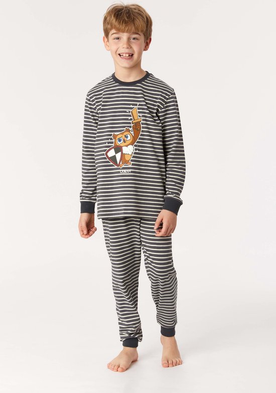 Woody pyjama jongens - streep - uil maat 92 bol.com