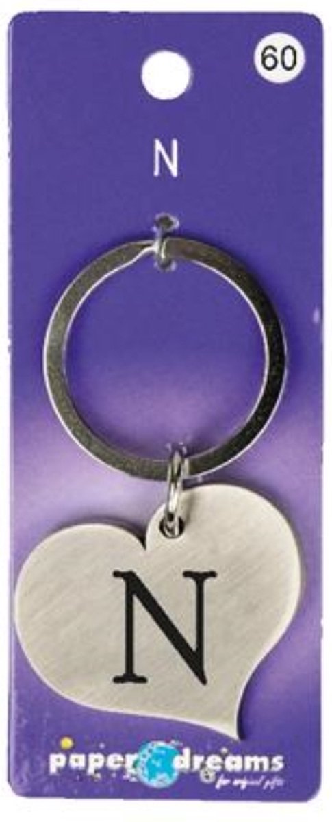 Hart sleutelhanger - N