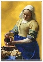 Magneet Vermeer Het Melkmeisje 8x5,5cm