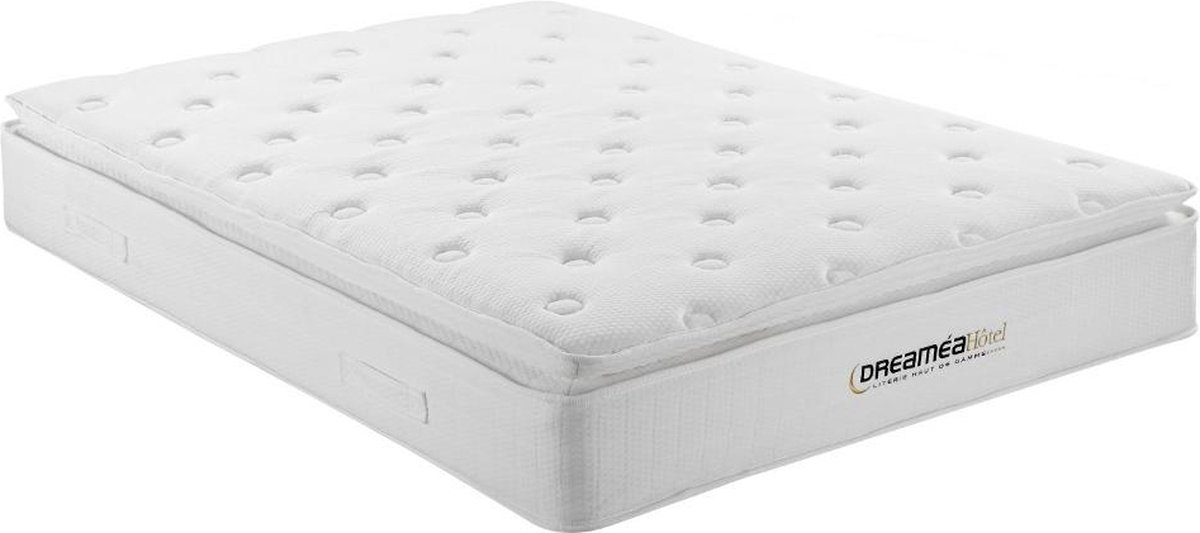 Vente-unique Brandwerend matras 180 x 190cm met pocketveren en geïntegreerd dekmatras dikte 28 cm - DELICE van YSMÉE HOTEL L 200 cm x H 28 cm x D 180 cm