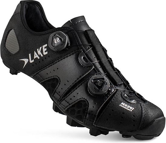 Chaussures VTT Femme Lake – Gris/noir, Taille US 7.5 / EU 38, à Lacets