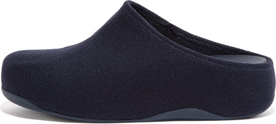 FitFlop FitFlop Shuv - pantoffels - sloffen - donkerblauw - comfortabel - Microwobbleboard-zool technologie BLAUW - Maat 38