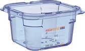 Boîte alimentaire Araven ABS bleu GN1 / 6 100mm