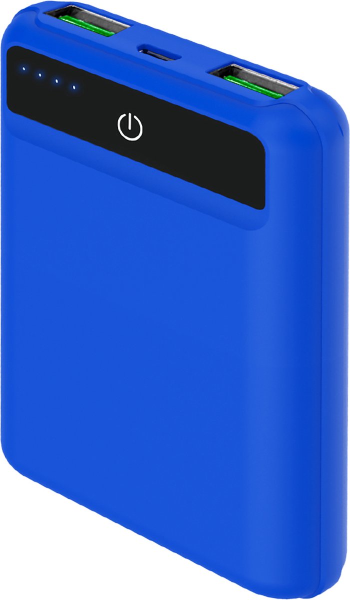 Celly Powerbank Pocket 5000mah 6,3 X 9 Cm Blauw