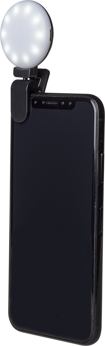 Selfie Flitslicht Clicklight, Zwart - Celly