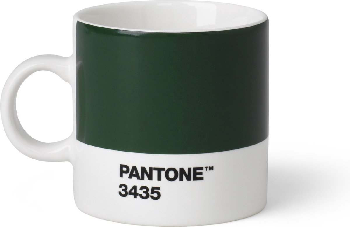 Pantone Espressobeker - Bone China - 120 ml - Dark Green 3435 C