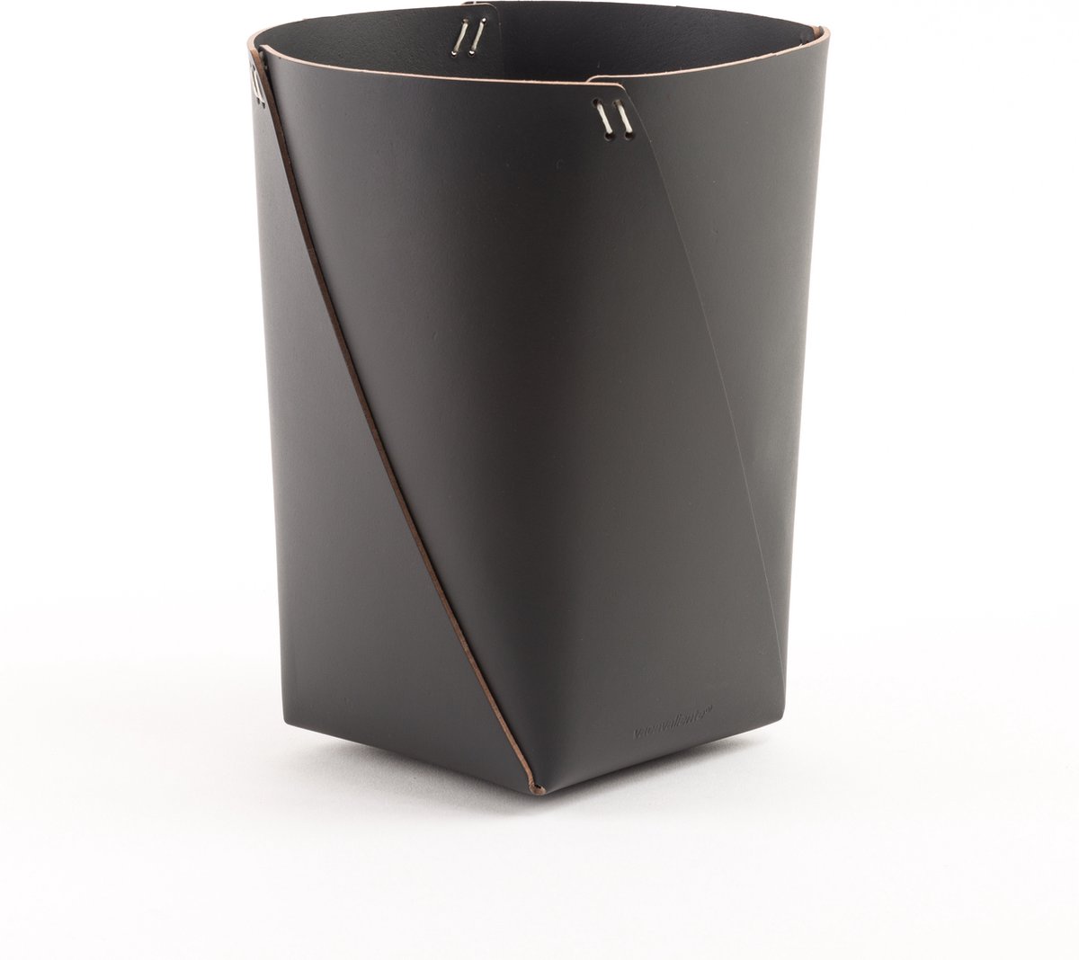 Vacavaliente - Ruca Opbergmand L - Gerecycled Leer - Grijs