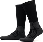 GoWith-wollen sokken-motor sokken-2 paar-warme sokken-met hielbescherming-sokken heren-zwart-39-41