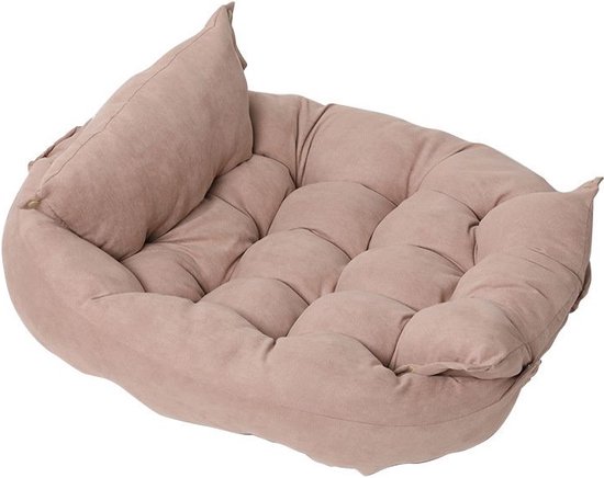 Hondenmand Boef | Hondenkussen Roze | M 55 x 41 CM