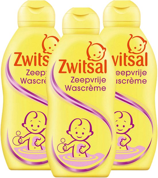Zwitsal - Zeepvrije Wascreme - 3 x 200ml - Voordeelverpakking van Zwitsal — afbeelding 4