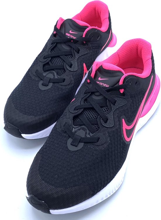 Nike Renew Run 2 - Taille 35,5 - Chaussures enfant - Zwart/Rose | bol.com