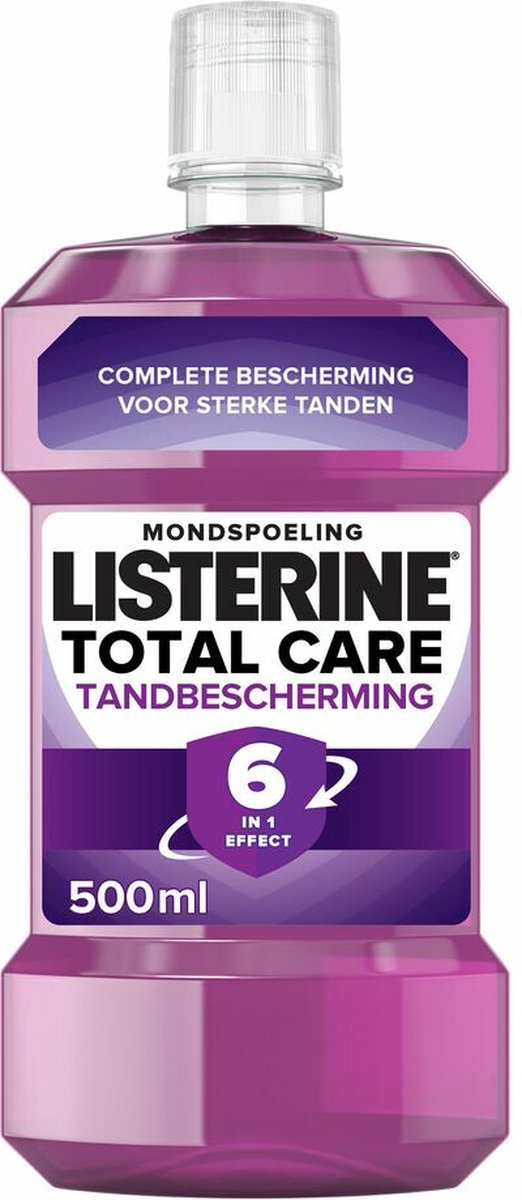 Bol.com 6x Listerine Mondwater Total Care 500 ml aanbieding