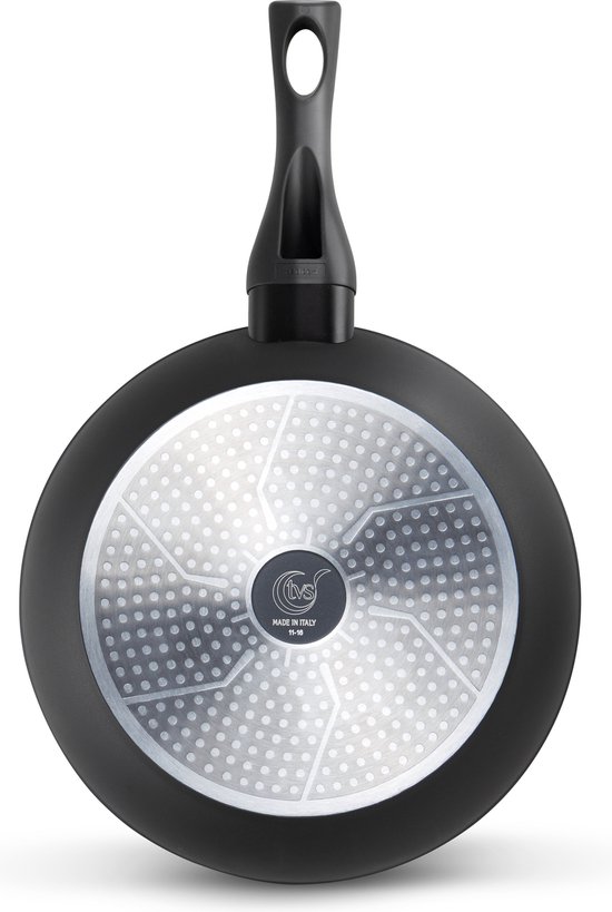 Koekenpan met anti-aanbakcoating - Ø 24 cm - best getest! - mat zwart