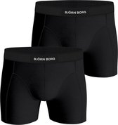 Bjorn Borg - Boxers Solid Black 2 Pack - Heren - Maat L - Body-fit