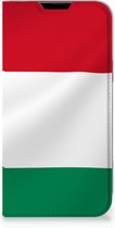 Bookcase Geschikt voor iPhone 14 Plus Telefoonhoesje met Pasjeshouder Hongaarse Vlag