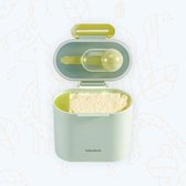 Without Lemon - Baby Melkpoeder Doseer Box - Reisbox - Opbergdoos voor voeding - Dispenser met schraper en lepel - Mintgroen - 600ml