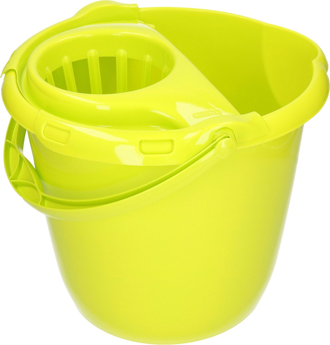 Goedkoopste Plasticforte Dweilemmer - 15 liter - groen - mopemmer - 38 cm - dweil emmers