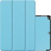 Hoesje Geschikt voor iPad 10.2 2020 Hoesje Case Hard Cover Hoes Book Case - Lichtblauw