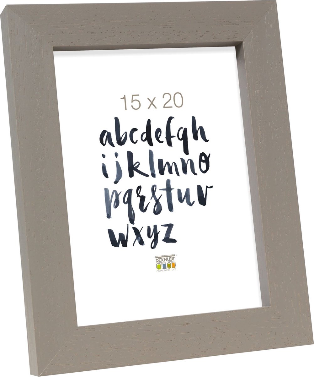 Deknudt Frames fotolijst S45PK3 - taupe - hout - voor foto 15x20 cm