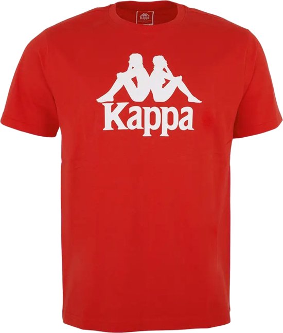 Kappa Caspar Kids T-Shirt 303910J-619, voor een jongen, Rood, T-shirt, maat: