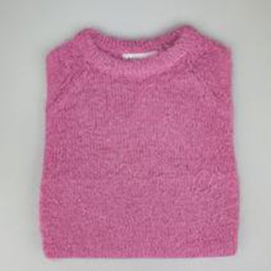 Meisjes Trui Lange mouw - Roze - Polyester - Maat 110 / 116