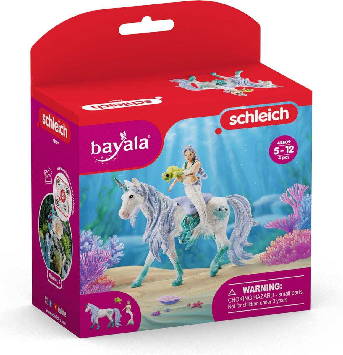 schleich BAYALA - Zeemeermin op zee-eenhoorn - Speelfiguur - Kinderspeelgoed voor Jongens en Meisjes - 5 tot 12 jaar - 42509 — afbeelding 2