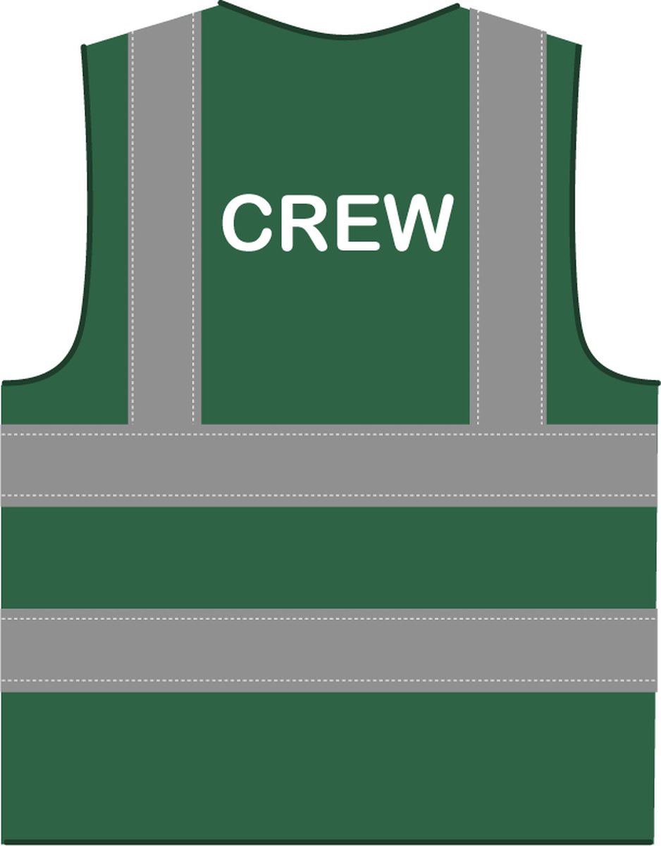 Crew hesje RWS donkergroen