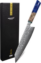 Shinrai Japan - Couteau de Chef Japonais 23 cm - Couteau de Chef - Couteau - Édition Spéciale Sapphire - Avec Coffret Cadeau de Luxe