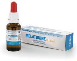 MELATONINE DRUPPELS 50 ML - Pharmanutrics - Slaap- Jetlag - Bioritme // Natuurlijk // Voedingssupplement // Hypo-allergeen