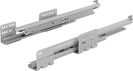 Coulisse de tiroir Hettich Actro, 40 kg, pour épaisseur de paroi latérale 19 mm, 450 mm