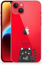 Telefoon Hoesje iPhone 14 Plus Mobiel Case Cat Good Day