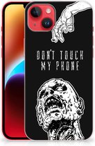 Back Case TPU Siliconen Hoesje iPhone 14 Plus Smartphone hoesje Super als Cadeautjes voor Hem Zombie