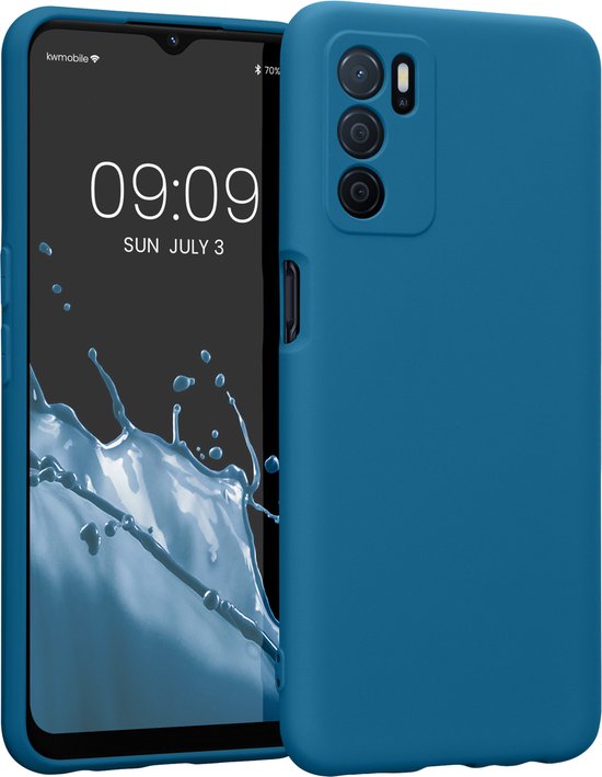 WEIOU Custodia Portafoglio In Pelle Con Supporto E Slot Carte Per OPPO A16 / A16s / A54s - Cover Magnetica A Libro, Nero