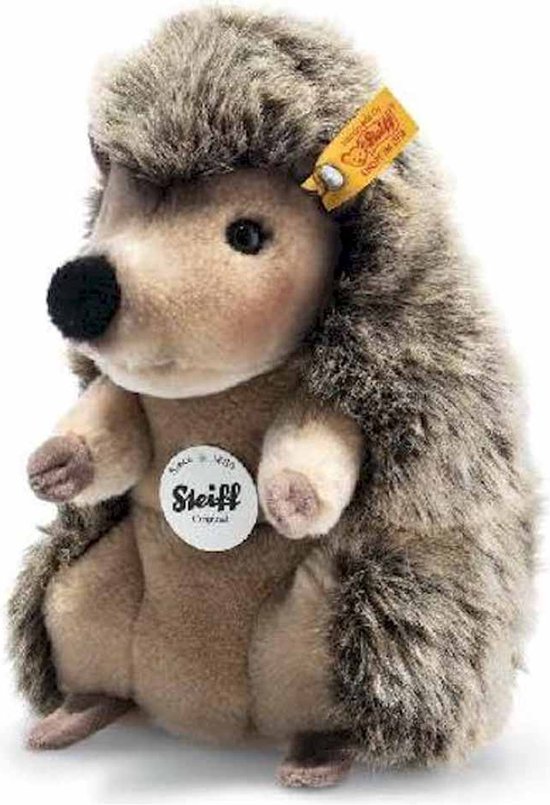 Steiff Foxy Foxterriër 32 cm, kleurrijk, schattig knuffeldier met kunststof ogen, van knuffelzacht pluche, voor kinderen, jongens en meisjes, wasmachinebestendig