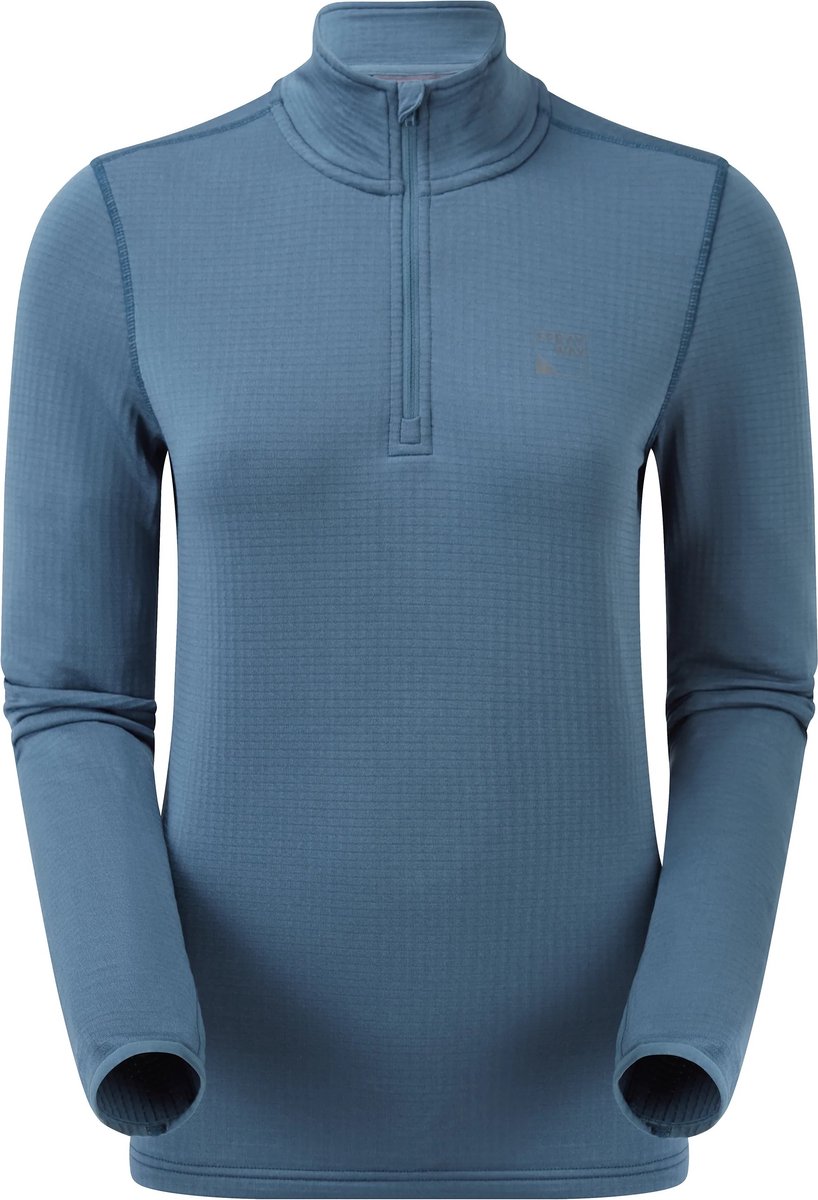 SPRAYWAY Effra Half Zip Dames Outdoorvest Bering Blauw