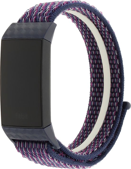 Charge 3 & 4 Nylon Sport Band - Indigo - Geschikt Voor Fitbit ...