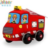 auto speelgoed/ baby speelgoed/ speelgoed voor jongens/ auto speelgoed/ Speel & Leer/sinterklaas/ kerstcadeau/  pluche auto speelgoed/ brandweerwagen