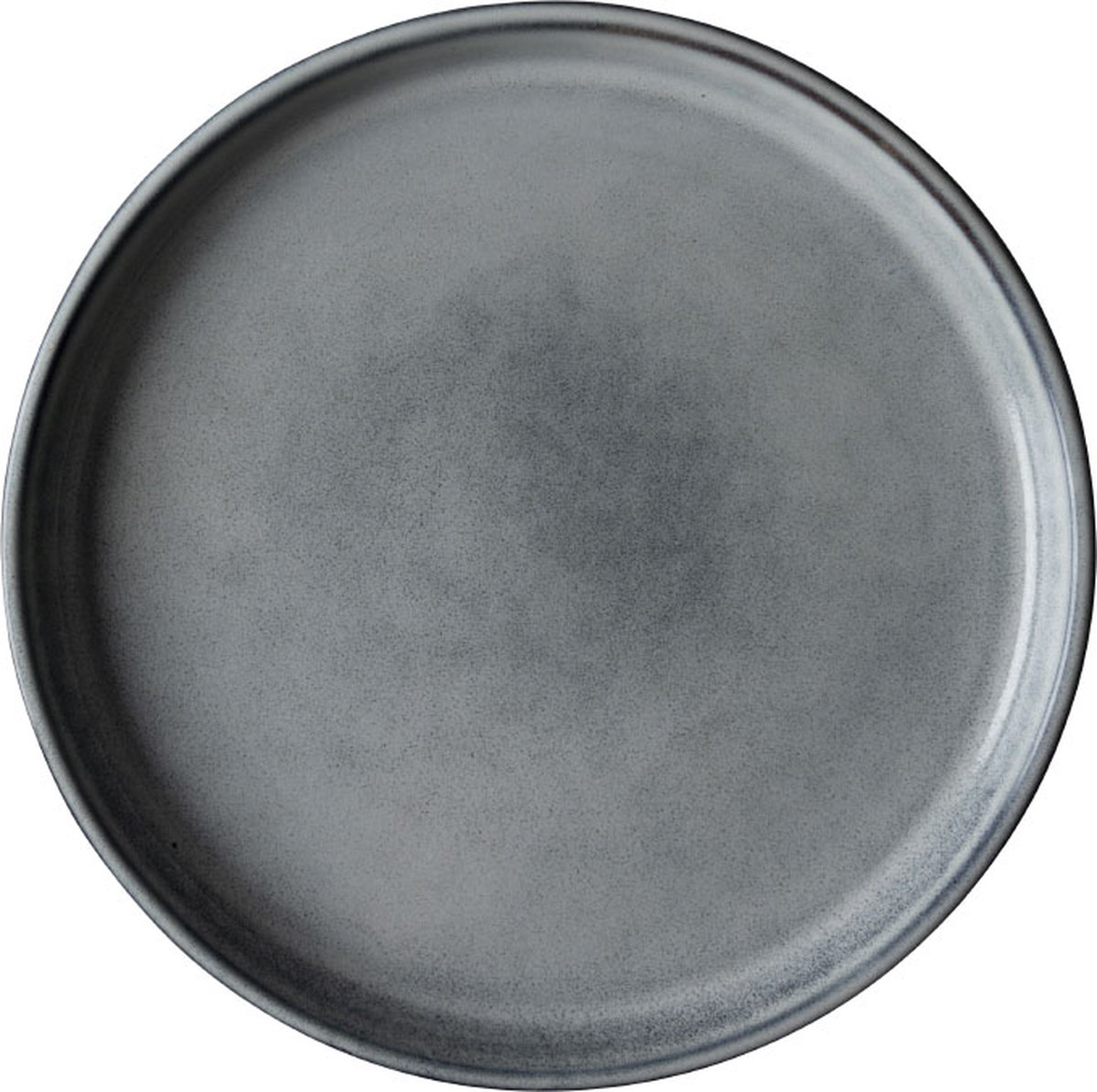 Dutch Rose Serenity Borden - Ø 18,5cm - Stoneware Handgemaakt - Grijs