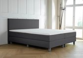 Boxspring Turijn - 160x200 - Antraciet - met gratis topper!