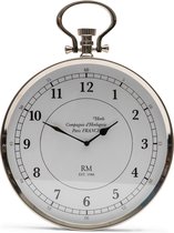 Riviera Maison Wandklok - RM Prosper Clock - Zilver