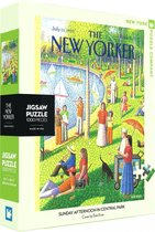 New York Puzzle Company - New Yorker Sunday Afternoon in Central Park - 1000 stukjes puzzel